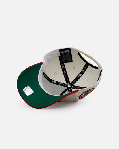 New Era Detroit Lions 'Strawberry' 9FORTY A-Frame Snapback Chrome/Red