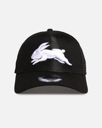 New Era South Sydney Rabbitohs 'NRL Mesh Crown' 9FORTY A-Frame Trucker Snapback Black