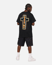 Jelly Roll Praying Neon T-Shirt Black