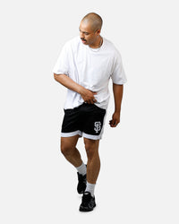 New Era San Francisco Giants Sport Class Shorts Black/White