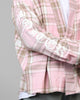 Loiter Kimono Flannel Pink/Brown