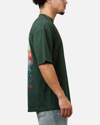 Hypland X One Piece Zoro Flame T-Shirt Green