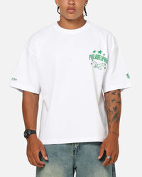 Mitchell & Ness Philadelphia Eagles Stars & Text Boxy T-Shirt White
