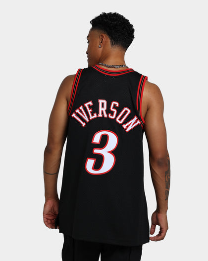 Mitchell & Ness Philadelphia 76ers Allen Iverson #3 '97-'98 Swingman Road Jersey Black