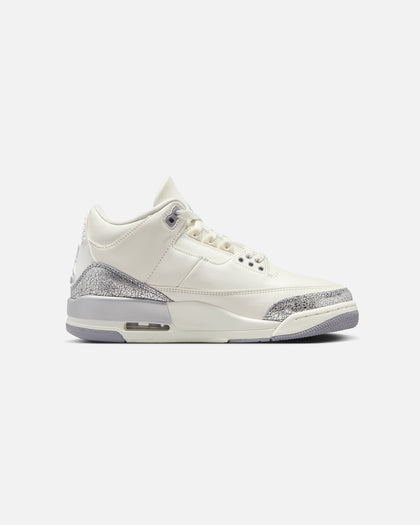 Jordan Women's Air Jordan 3 Retro "Metallic Silver" Sail/Cement Grey