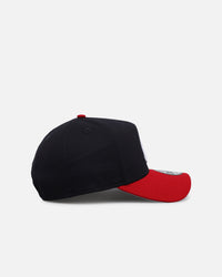 New Era Atlanta Braves 'Cherub Official Team Color' 9FORTY A-Frame Snapback Navy/Red