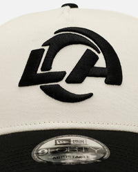 New Era Los Angeles Rams 'Easy Chrome Black' 9FORTY A-Frame Snapback Chrome/Black