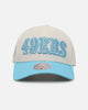 Mitchell & Ness San Francisco 49ers 'Sky Blue' Pro Crown Snapback White Cream/Blue