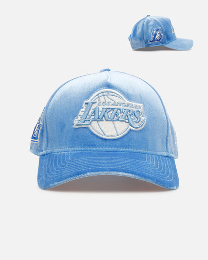 New Era Los Angeles Lakers 'Sky Velvet' 9FORTY A-Frame Snapback Sky Blue
