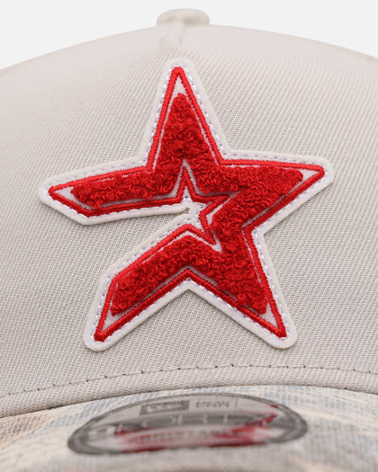 New Era Houston Astros 'Chenille Camo' 9FORTY A-Frame Snapback Camo