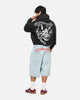 Ed Hardy Double Horns Hoodie Black Acidwash
