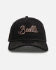 New Era Chicago Bulls 'Rope Script' 9FORTY A-Frame Snapback Black/White