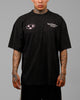 Loiter Star Child T-Shirt Black Acidwash