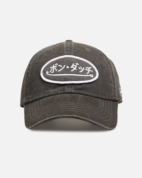 Von Dutch Japanese Script Dad Strapback Cap Washed Black