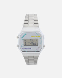Casio A168WEPC-7A X Pac-Man Watch Silver