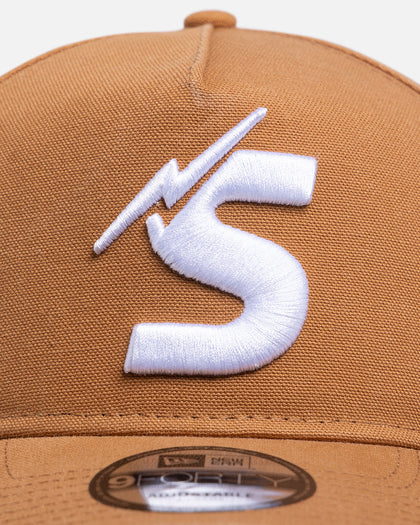 New Era Melbourne Storm 'NRL 2026' 9FORTY A-Frame Snapback Med Beige