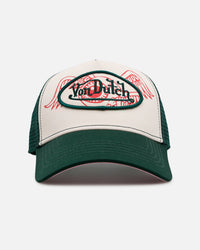 Von Dutch Flying Eye Trucker Snapback Green