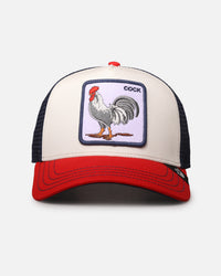 Goorin Bros Team Rooster Trucker Snapback White/Red