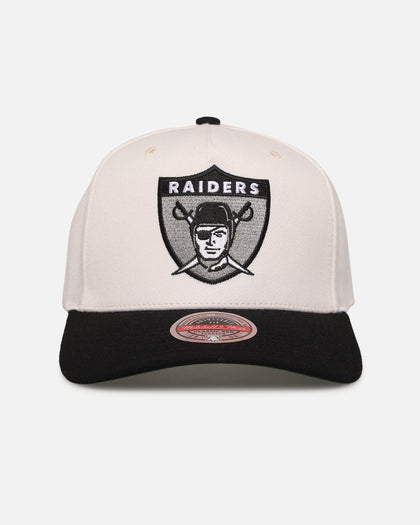 Mitchell & Ness Las Vegas Raiders 'Go Team Go' MVP Snapback Off White/Black