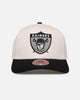 Mitchell & Ness Las Vegas Raiders 'Go Team Go' MVP Snapback Off White/Black