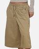 Nike Women's Sportswear Oversized Mid-Rise Parachute Shorts Beige