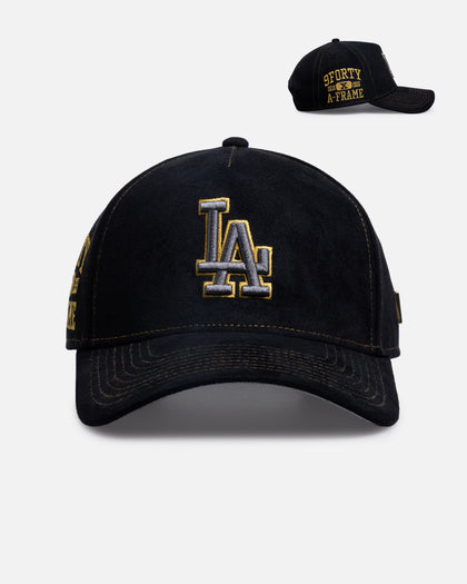 New Era Los Angeles Dodgers 'Statement Suede 10 Year Anniversary' 9FORTY A-Frame Snapback Black Suede