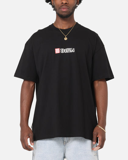 S Double Cube Mid Block T-Shirt Black