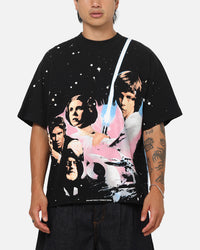 73Studio Star Wars '77 A New Hope All Print T-Shirt Black