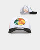 New Era X Nascar 9FORTY A-Frame Trucker Snapback White/Black