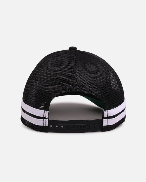 New Era New York Yankees 'Stripe' 9FORTY A-Frame Trucker Snapback Black/White