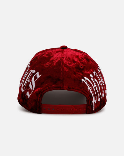 New Era Philadelphia Phillies 'Crushed Velvet Dreams' 9FORTY A-Frame Snapback Maroon