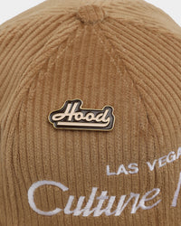 Hood X Culture Kings Las Vegas Collab Original Corduroy Snapback Mocha