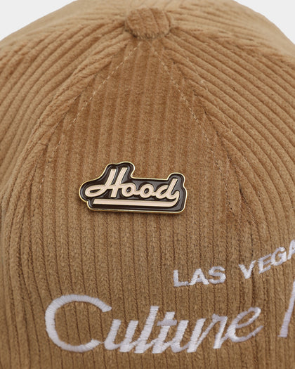 Hood X Culture Kings Las Vegas Collab Original Corduroy Snapback Mocha