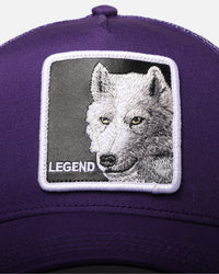 Goorin Bros Legendary Wolf Trucker Snapback Navy
