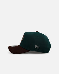 New Era Oakland Athletics 'Rainforest' 9FORTY A-Frame Snapback Green/Brown