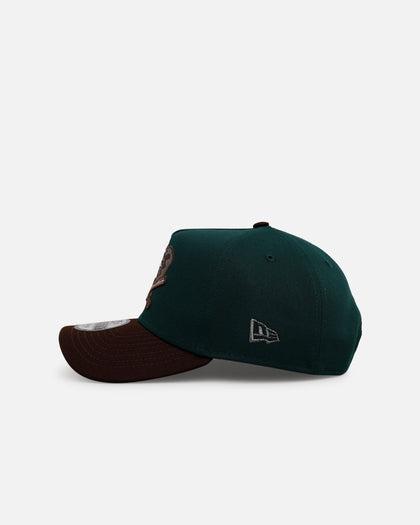 New Era Oakland Athletics 'Rainforest' 9FORTY A-Frame Snapback Green/Brown