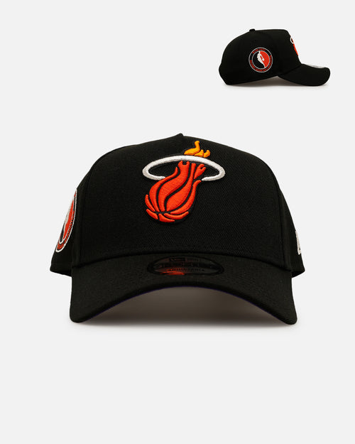 New Era Miami Heat 'NBA Dia De Los Muertos' 9FORTY A-Frame Snapback Black/Orange