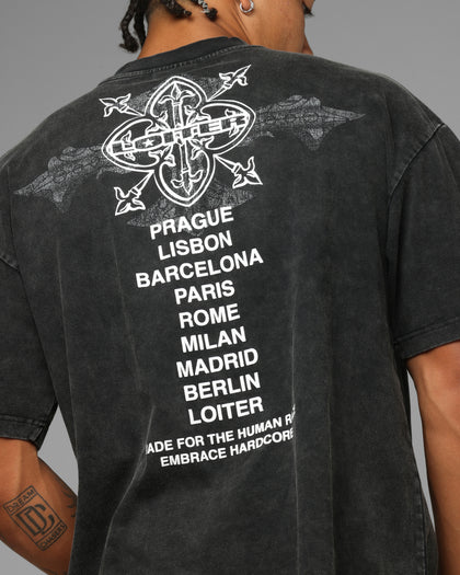 Loiter Chrome Dome T-Shirt Washed Black