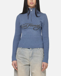 Ed Hardy Women's Signature Knit Jumper Navy