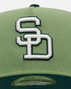 New Era San Diego Padres 'Matcha' 9FORTY A-Frame Snapback Matcha