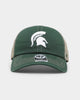 47 Brand Michigan State Spartans Trawler '47 Clean Up Strapback Dark Green