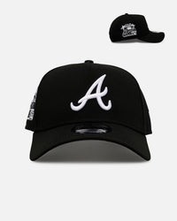 New Era Atlanta Braves 'Black And White' 9FORTY A-Frame Snapback Black/White
