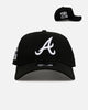 New Era Atlanta Braves 'Black And White' 9FORTY A-Frame Snapback Black/White