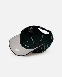 New Era New York Yankees 'Pinstripe' 9FORTY A-Frame Snapback Dark Green