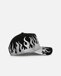 New Era Las Vegas Raiders 'Metallic Flames' 9FORTY A-Frame Snapback Black/Silver