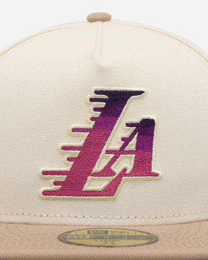 New Era Los Angeles Lakers 'Summer League' 59FIFTY A-Frame Fitted Chrome
