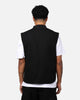 X-Large Ombre Plaid Reversible Vest Black