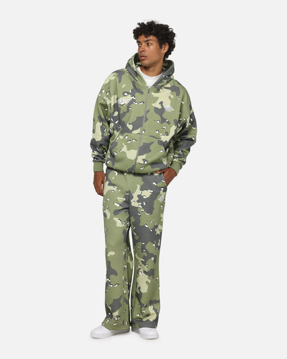 Carre Sideline Trackpants Green Camo