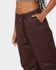 MNML Women's Parachute Pants Brown