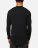 Saint Morta Gothic Monogram El Duplo Long Sleeve T-Shirt Black